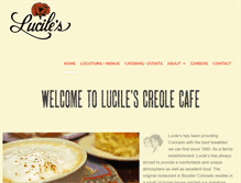 Tablet Screenshot of luciles.com